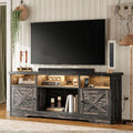 Casaottima TV Stand for 65 Inch TV, Farmhouse Entertainment Center by Casaottima