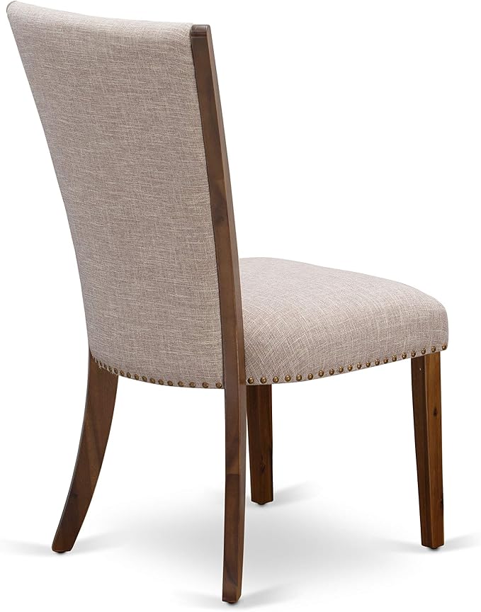 East West Furniture VEP8T04 Verona Parsons Dining Chairs - Image 6