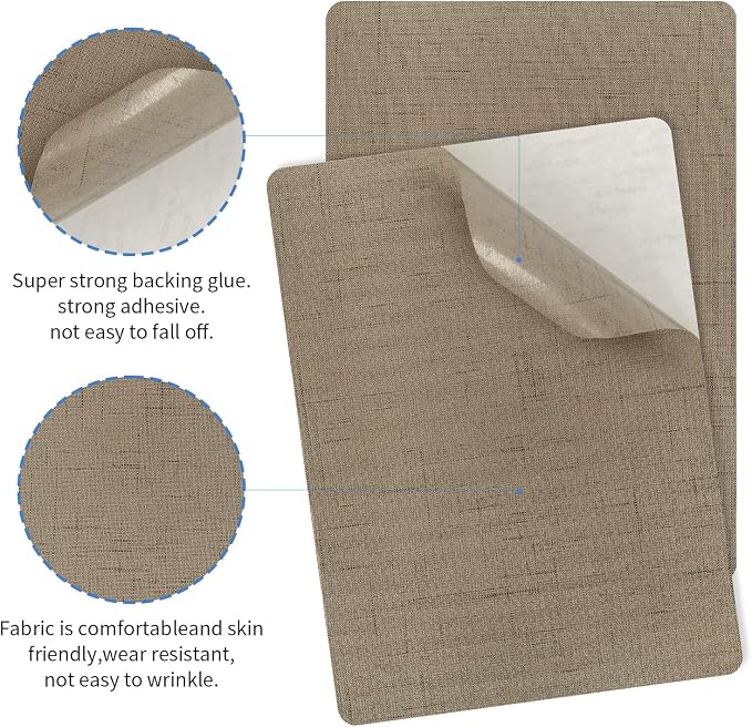 SYLVASS 8x11 Inch Fabric Repair Patches, Self-Adhesive Linen Patch - Image 3