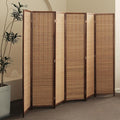Furnnylane 6 Panel Bamboo Room Divider by Furnnylane
