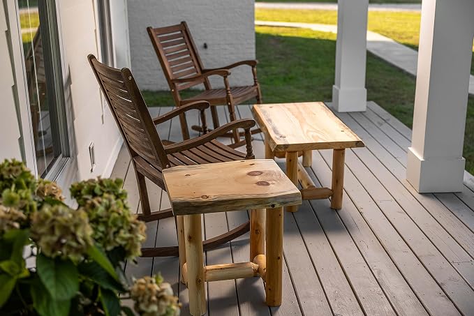 Live Edge Log Rustic Coffee Table - Image 2