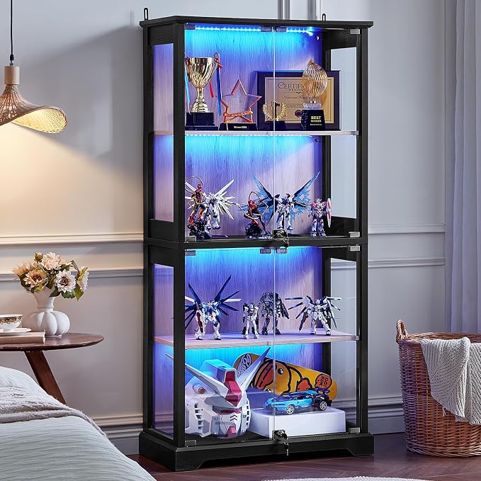 LELELINKY Farmhouse Display Cabinet by LELELINKY