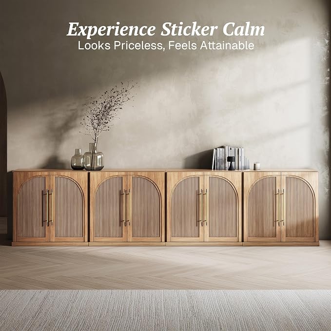 BELLEZE Set of 4 Modular Sideboard - Image 4