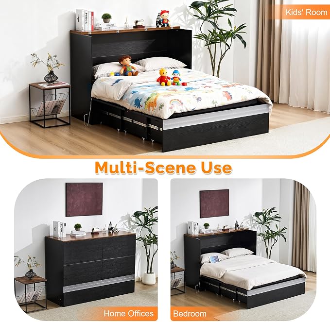 VINGLI Queen Size Murphy Bed - Image 9