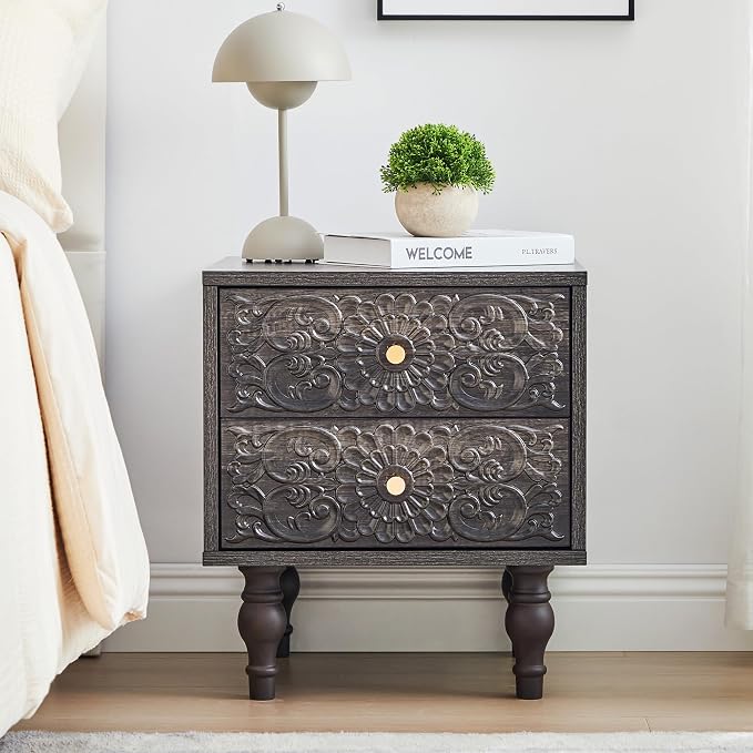 Nightstand, Farmhouse Bedside Table - Image 6