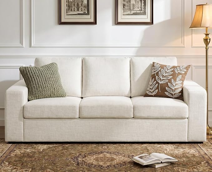 ABCASA 85'' Modern Couches for Living Room, 3 Seater Comfy Sofa by ABCASA