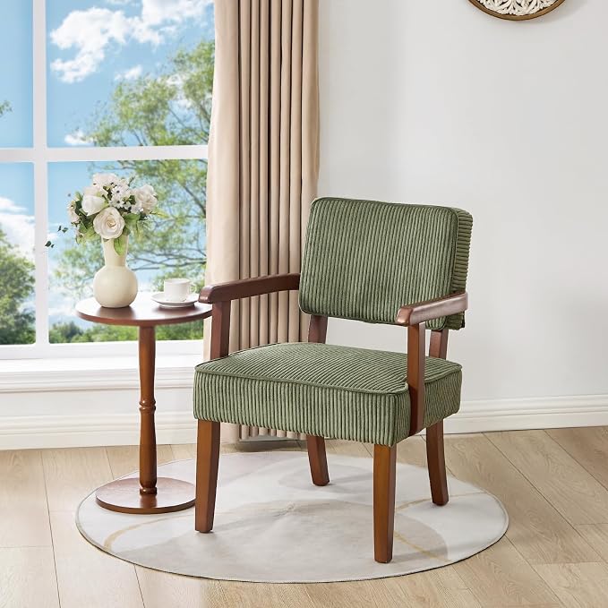 FAGAGA Corduroy Accent Chair Set of 2 - Image 4