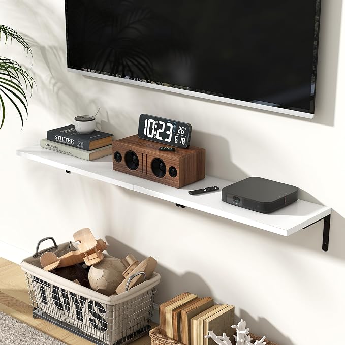 Fun Memories Deep Floating Shelves, 24W x 8D Floating Shelves Set of 2 - Image 2