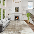 8x10 Area Rugs Washable Rug: Modern Abstract Living Room Rug Soft Anti-Skid by GENTDRIZZ