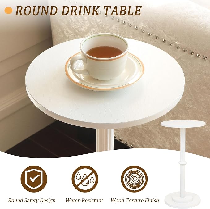 MaxSmeo Drink Table, Small Side Table - Image 8