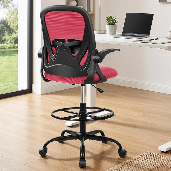 Primy Drafting Chair Tall Office Chair - Image 2