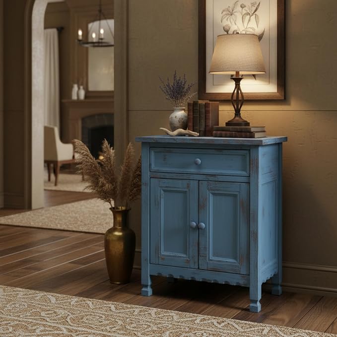 Alaterre Furniture Country Cottage Accent Cabinet - Image 7
