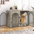 Hzuaneri 43.3" Wooden Dog Crate Furniture, Indoor Dog Kennel Dogs Cage by Hzuaneri