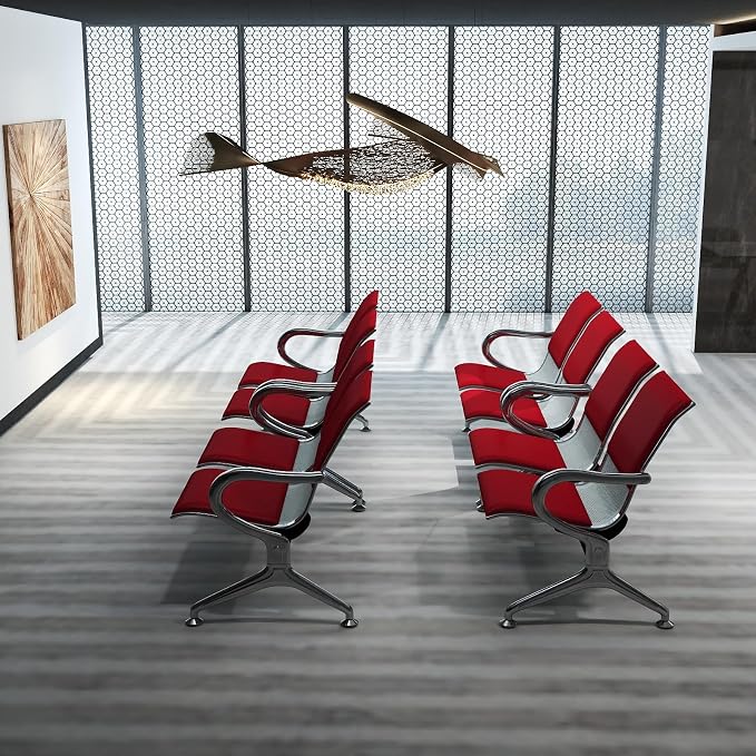 Kinfant 8-Seat Waiting Room Chairs - Image 4