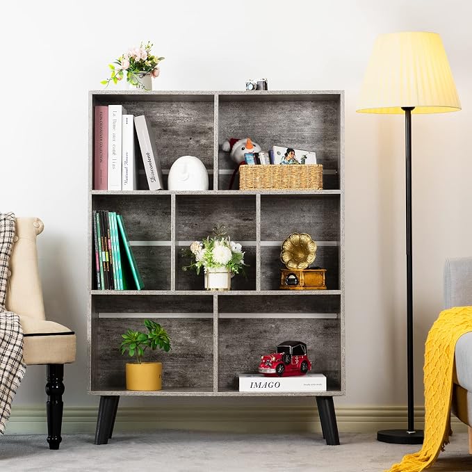 LEYAOYAO Bookshelf Cube Storage Organizer, 3 Tier Bookcase - Image 6