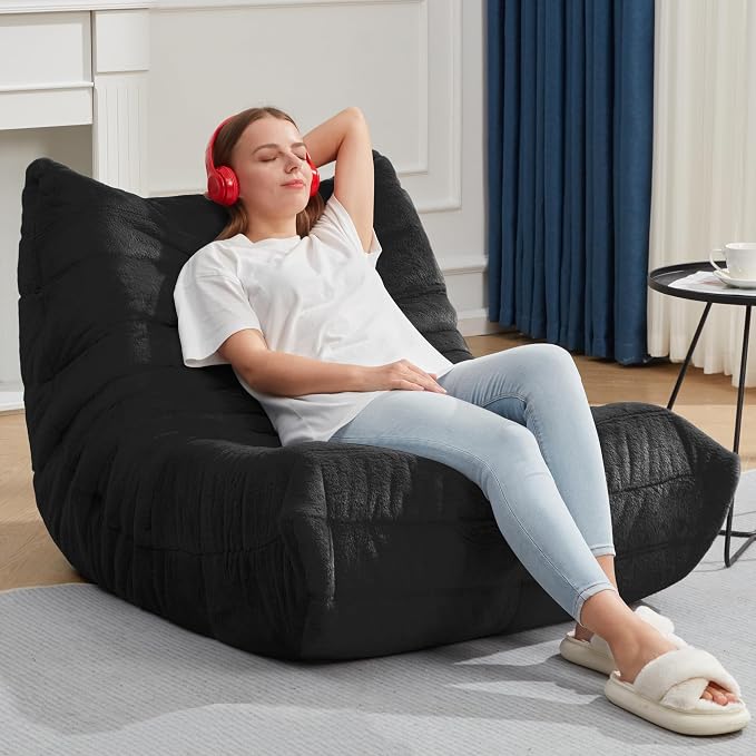 Bean Bag Chairs for Adults Giant Bean Bag Chair Memory Foam BeanBag Chair Bean - Image 3