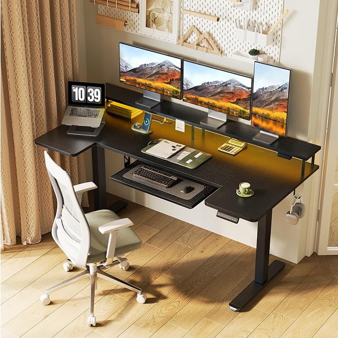OffiGo U Shaped Electric Standing Desk - Image 2