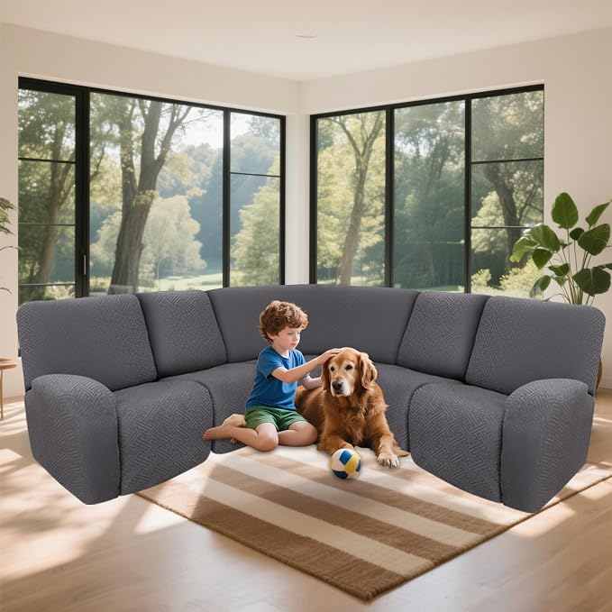 100% Waterproof Sectional Recliner Couch Covers - Image 2