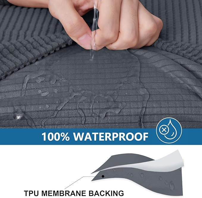 hyha Waterproof Couch Cushion Covers - Image 4