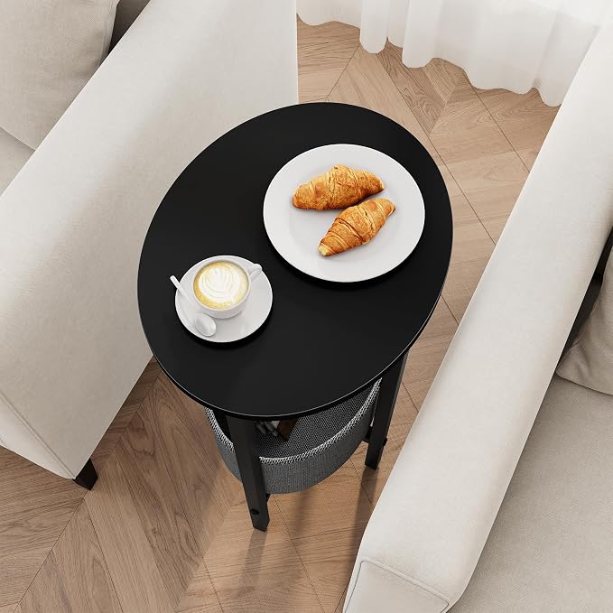 Vagusicc Round Side Table End Table - Image 8