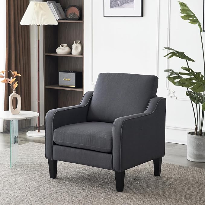 VINGLI Accent Chairs for Living Room Chairs Mid Century Modern Chair Sofa Chair - Image 9