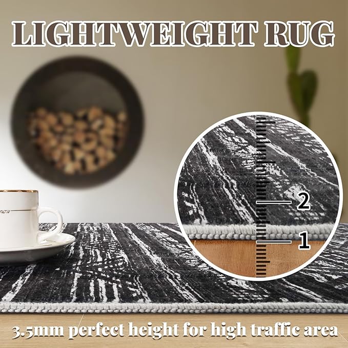 3x10 Washable Hallway Runner Rug - Image 7