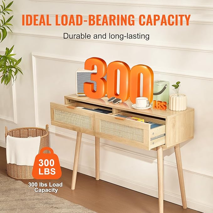 VEVOR Rattan Console Table - Image 6