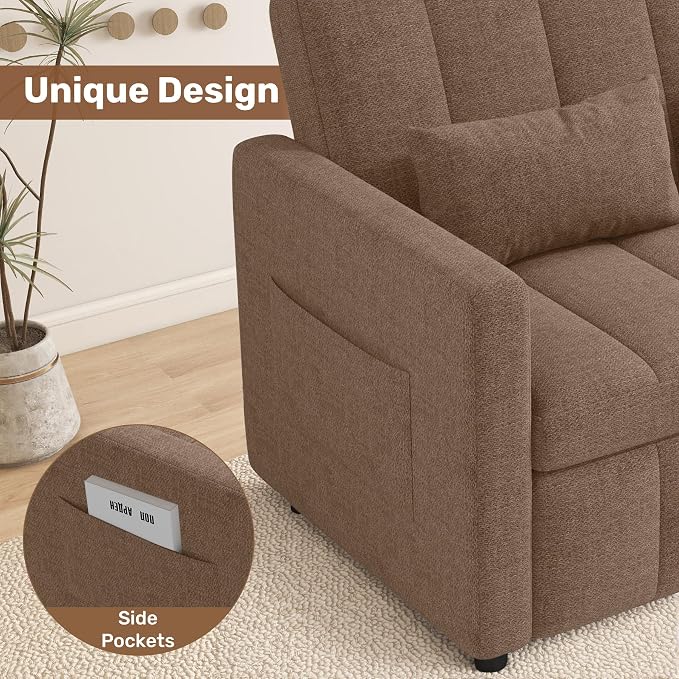 Nebuaegis Sleeper Sofa Bed, 3-in-1 Convertible Pull Out Couch - Image 9