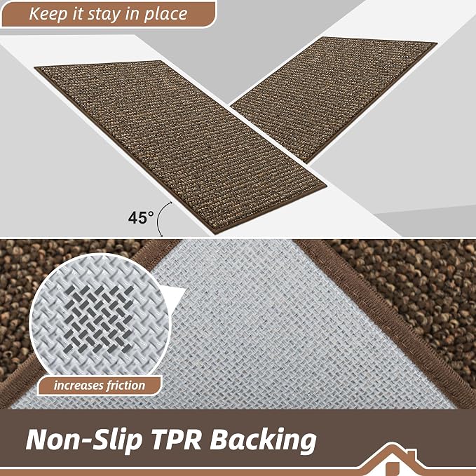 BEQHAUSE Kitchen Runner Rugs 24"x72", Non-Slip Kitchen Mats - Image 4