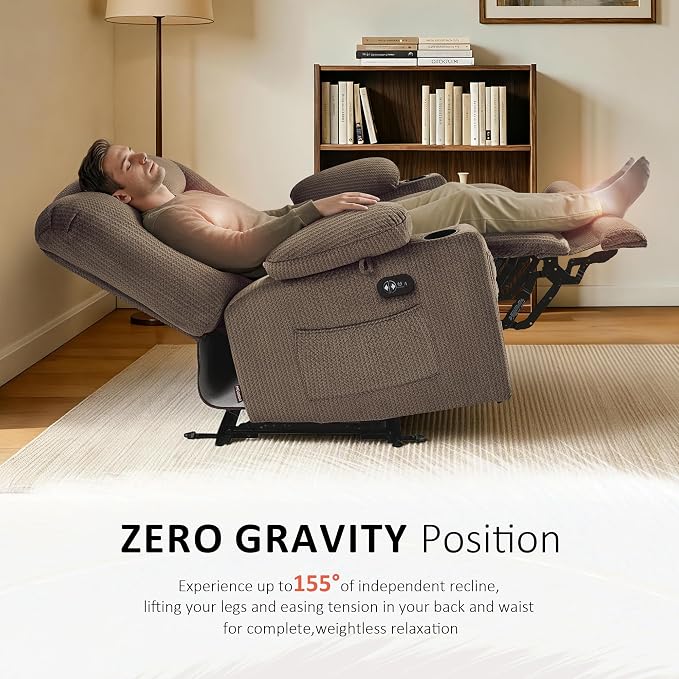 MCombo 55.9" Zero Gravity Power Loveseat Recliner - Image 6