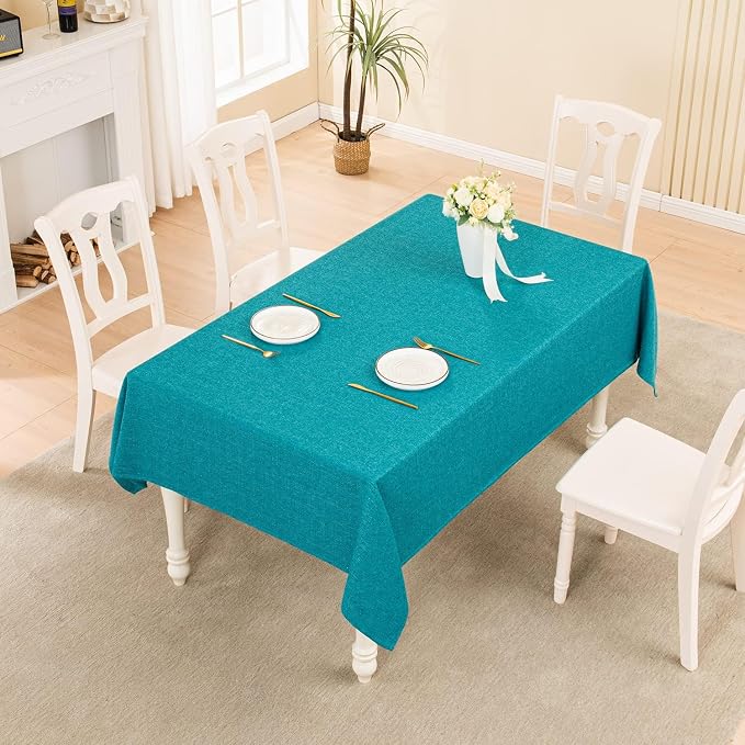 BALCONY & FALCON Square Tablecloth Washable Wrinkle Resistant and Water Proof - Image 5