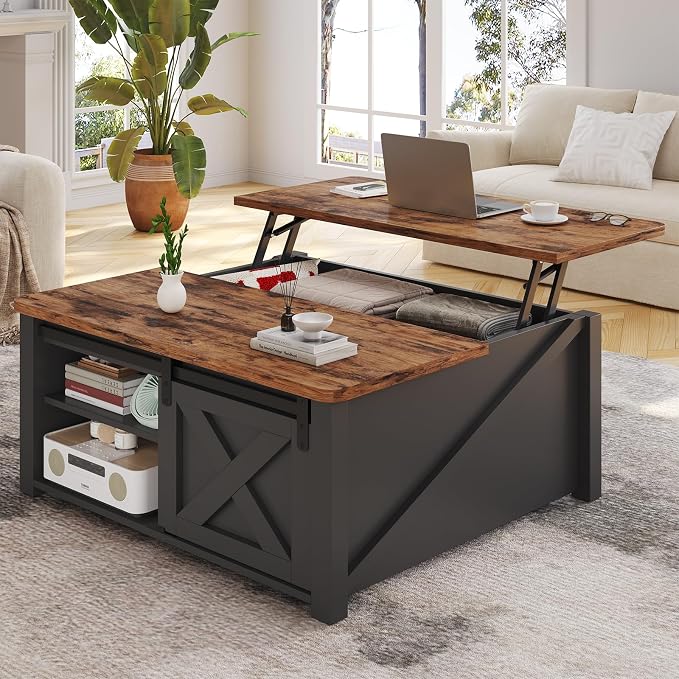 SEDETA 31.5" Lift Top Coffee Table - Image 9