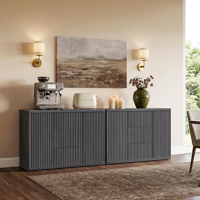SICOTAS Buffet Cabinet with Storage 54.7" Large Modern Accent Storage Cabinet - Image 2