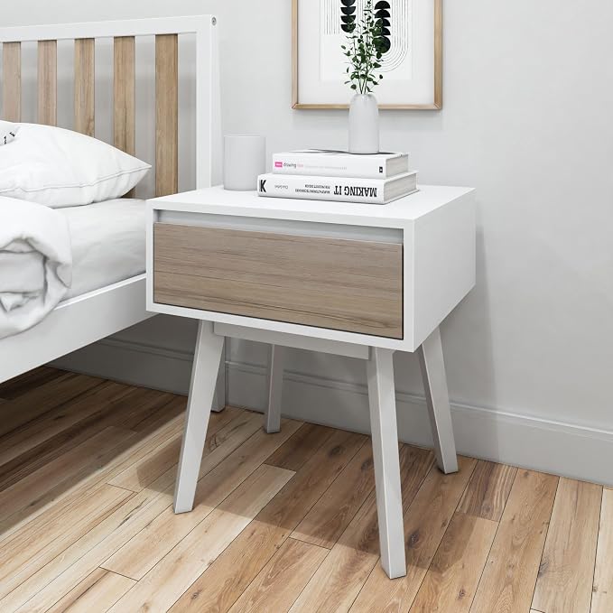 Plank+Beam Scandinavian Solid Wood Nightstand by PlankBeam