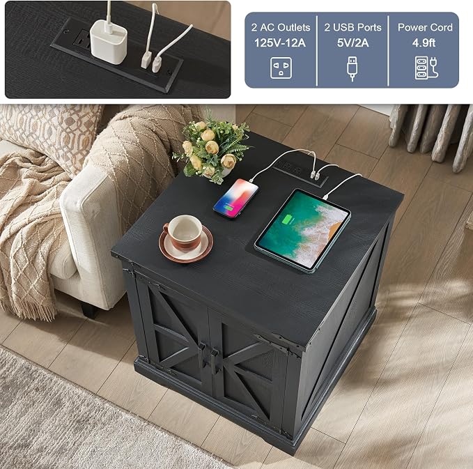 Barnyatoh Farmhouse End Table - Image 3