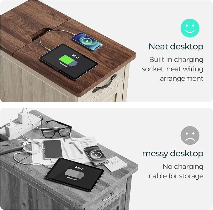LINSY HOME End Table Set of 2 - Image 4