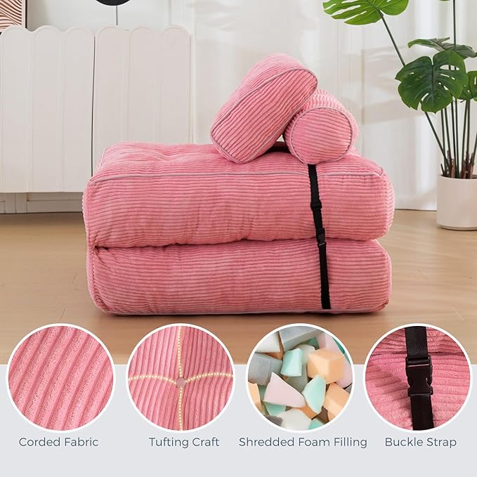 MAXYOYO Folding Sofa Bed, Convertible Sleeper Chair - Image 4