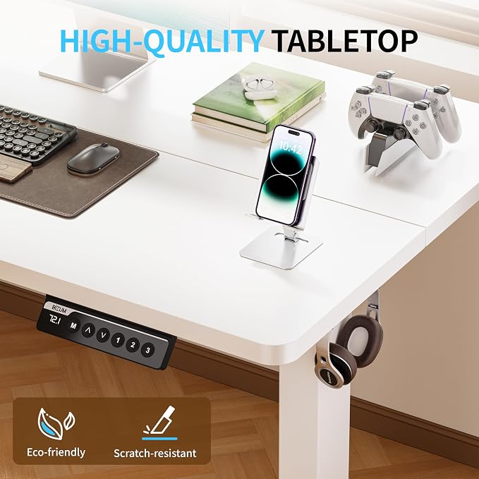 BIZUM Electric Standing Desk, 55x24 inches Height Adjustable Desk, Sit to Stand - Image 9