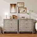 3 Drawer Nightstand, 30 in Tall Accent Storage Cabinet by YHAOWORKS