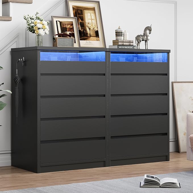 Jocoevol 5 Drawer Dresser for Bedroom - Image 8