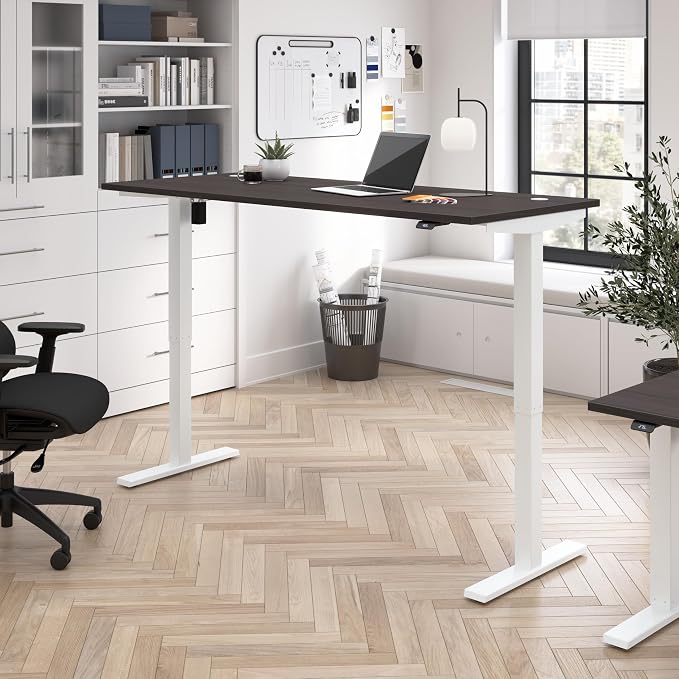 Bush Business Furniture 72-inch Electric Height Adjustable Standing Desk - Image 2