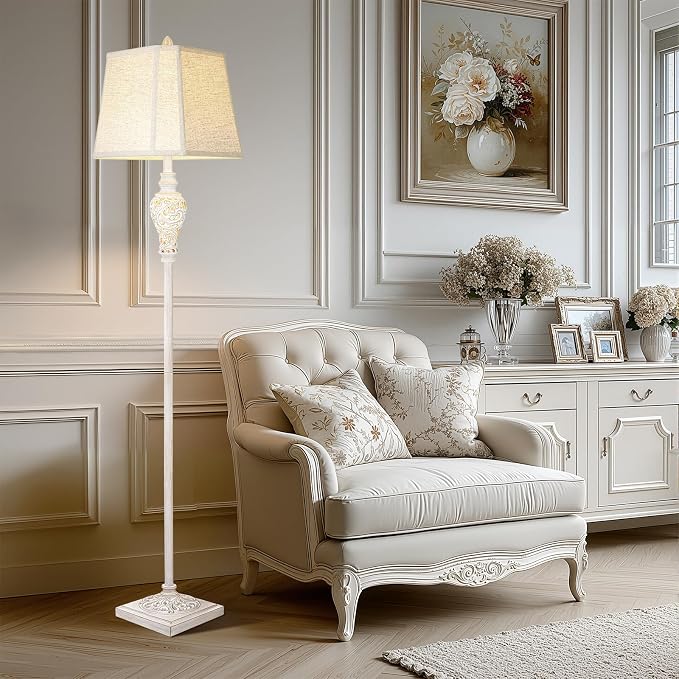 LuxSight Collection Floor Lamp for Living Room, Vintage Standing Lamp - Image 6