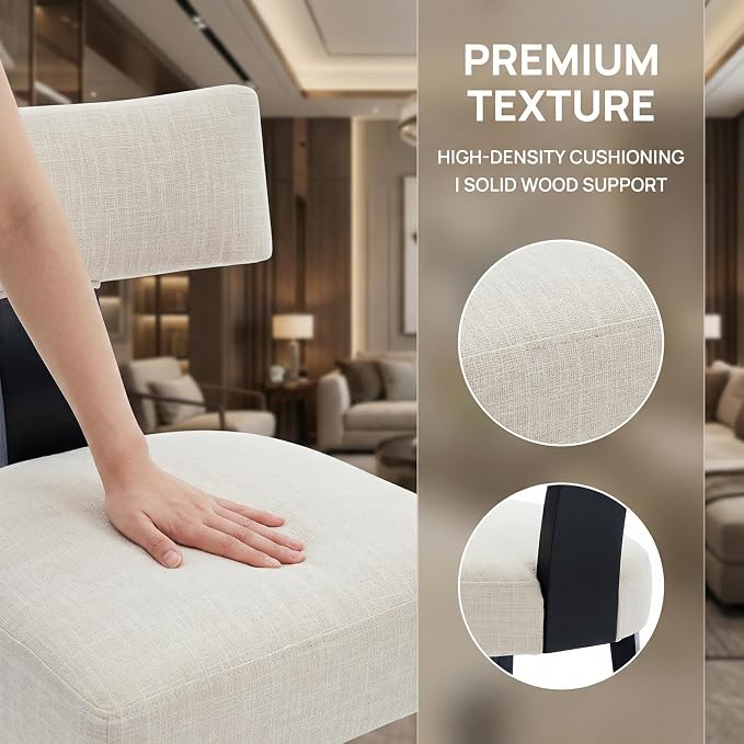 VESCASA Upholstered Dining Chairs - Image 3