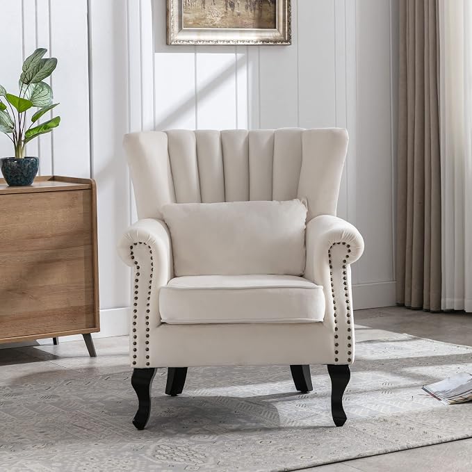 Velvet Accent Chairs Set of 2 - Image 2