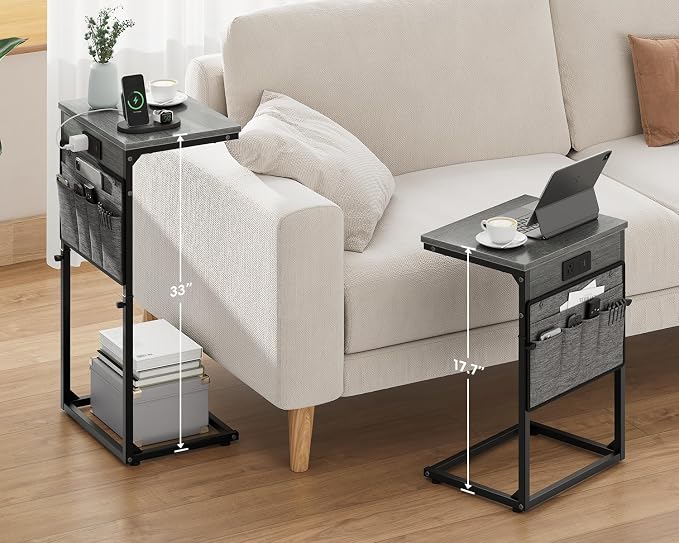 Vagusicc C-Shaped End Table - Image 2
