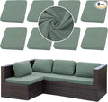 Outdoor Cushion Covers Set, Replacement by SUKAIKEQA