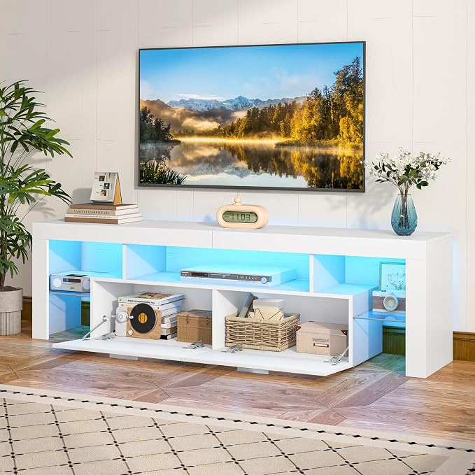 Clikuutory Modern Lighting 63 inch TV Stand - Image 7