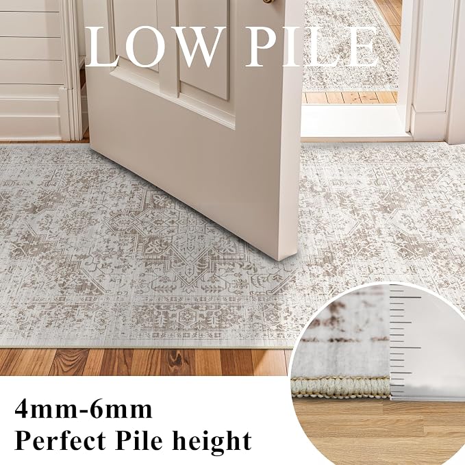 Washable 2'6''x14' Runner Rug - Image 5