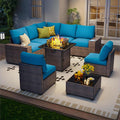 9 Piece Outdoor Patio Furniture Set by Olimix