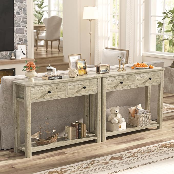 Homieasy Farmhouse Console Table - Image 4